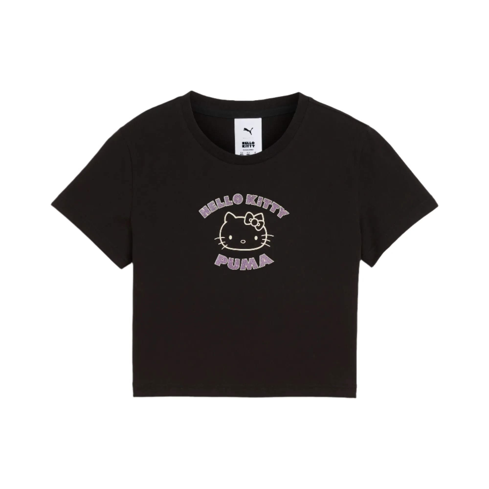 PUMA Hello Kitty x Graphic Baby Tee ( Black)