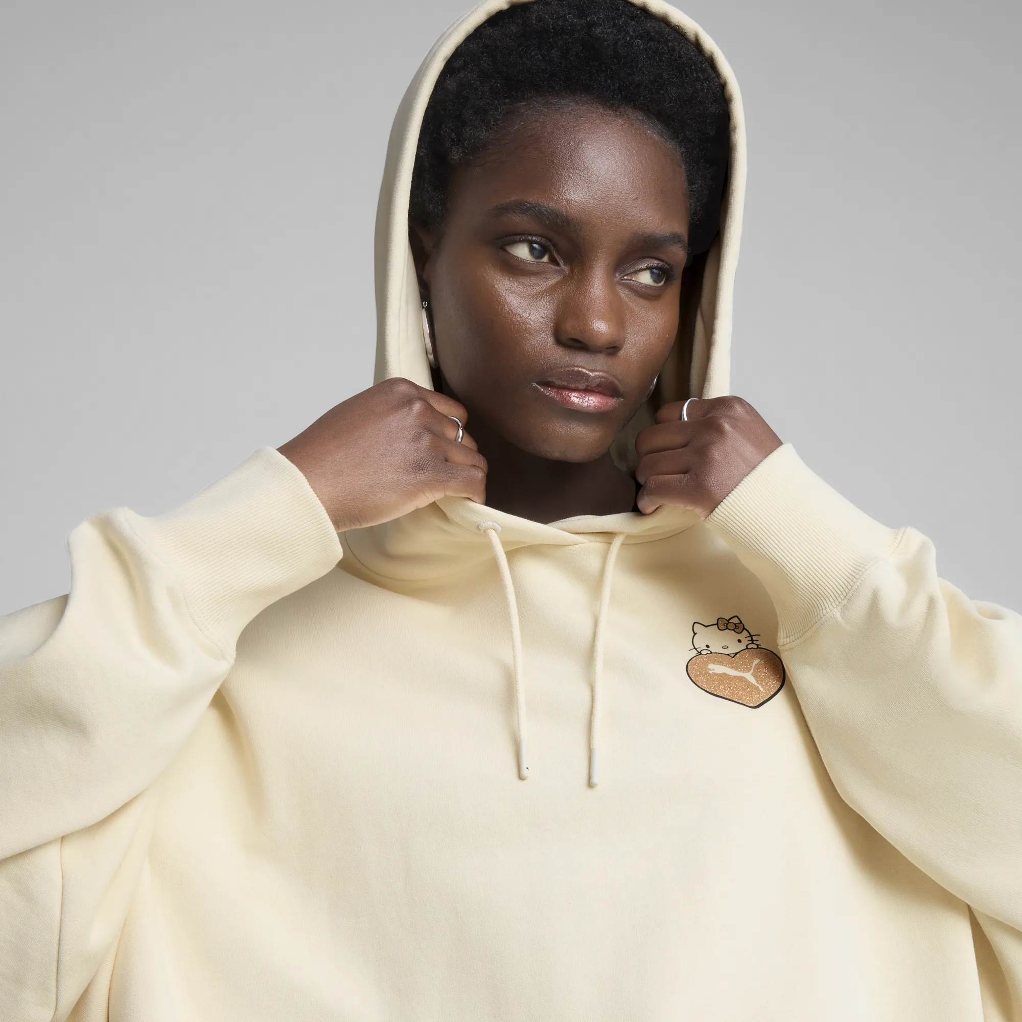 PUMA Hello Kitty x Graphic Oversized Hoodie