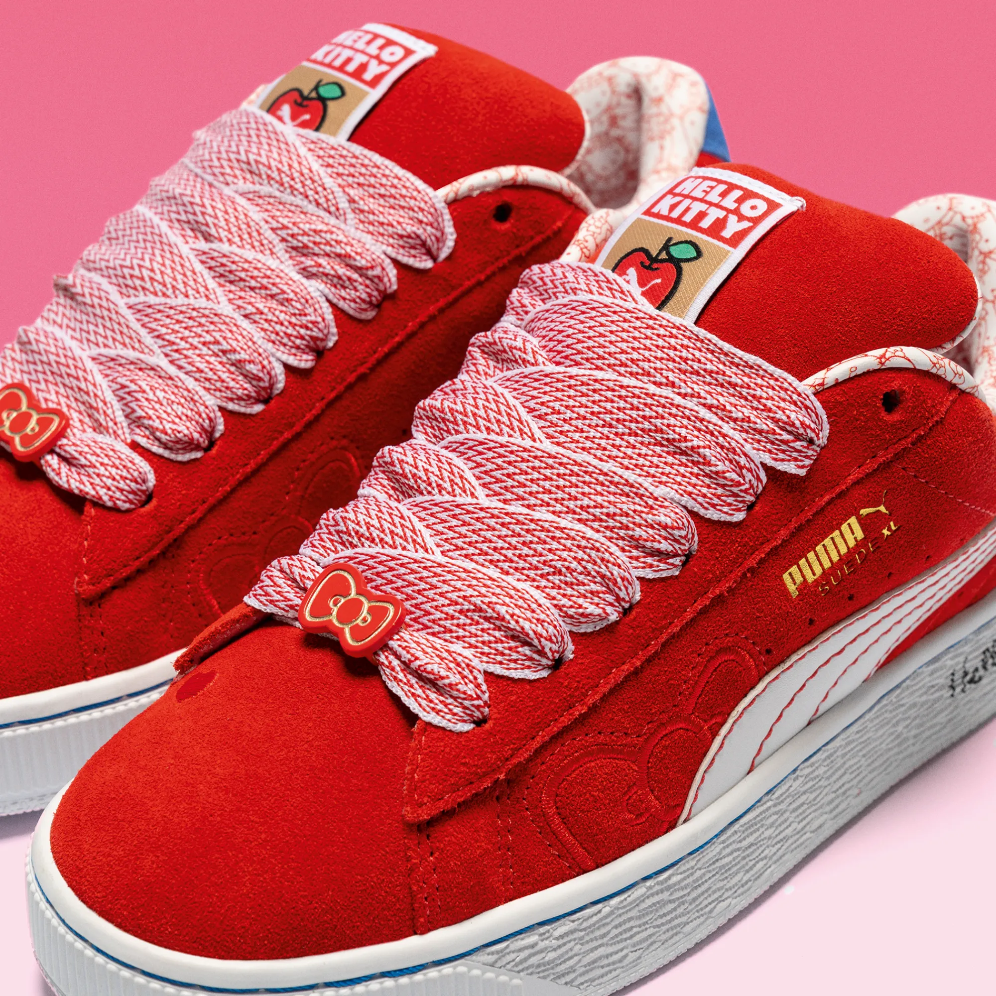 PUMA Hello Kitty x Bow Suede XL Sneaker (Women's)
