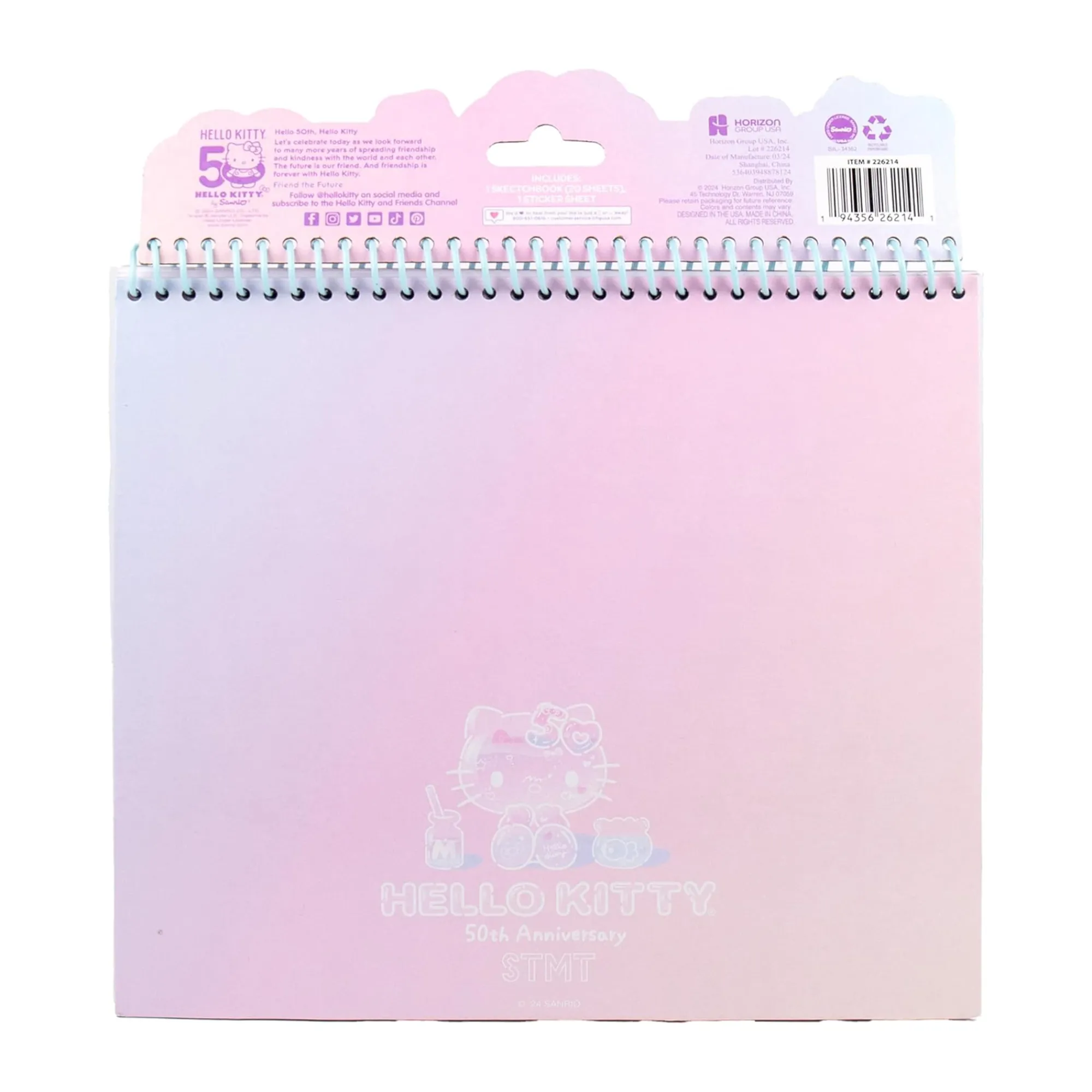 HORIZON Hello Kitty x STMT 50th Anniversary Sketchbook