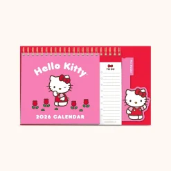 Studio Oh! Hello Kitty x 2026 Standing Desk Easel Calendar with Pen Holder