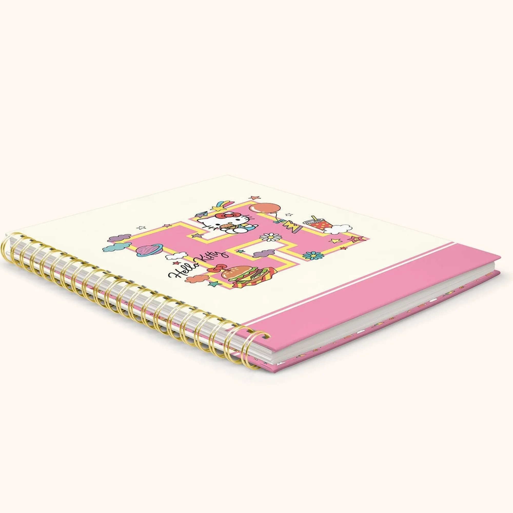 Studio Oh! Hello Kitty x College Letters Extra-Large Spiral Notebook