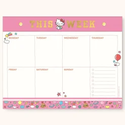 Studio Oh! Hello Kitty x College Letters Weekly Desk Pad