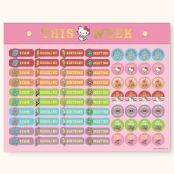 Studio Oh! Hello Kitty x College Letters Weekly Desk Pad