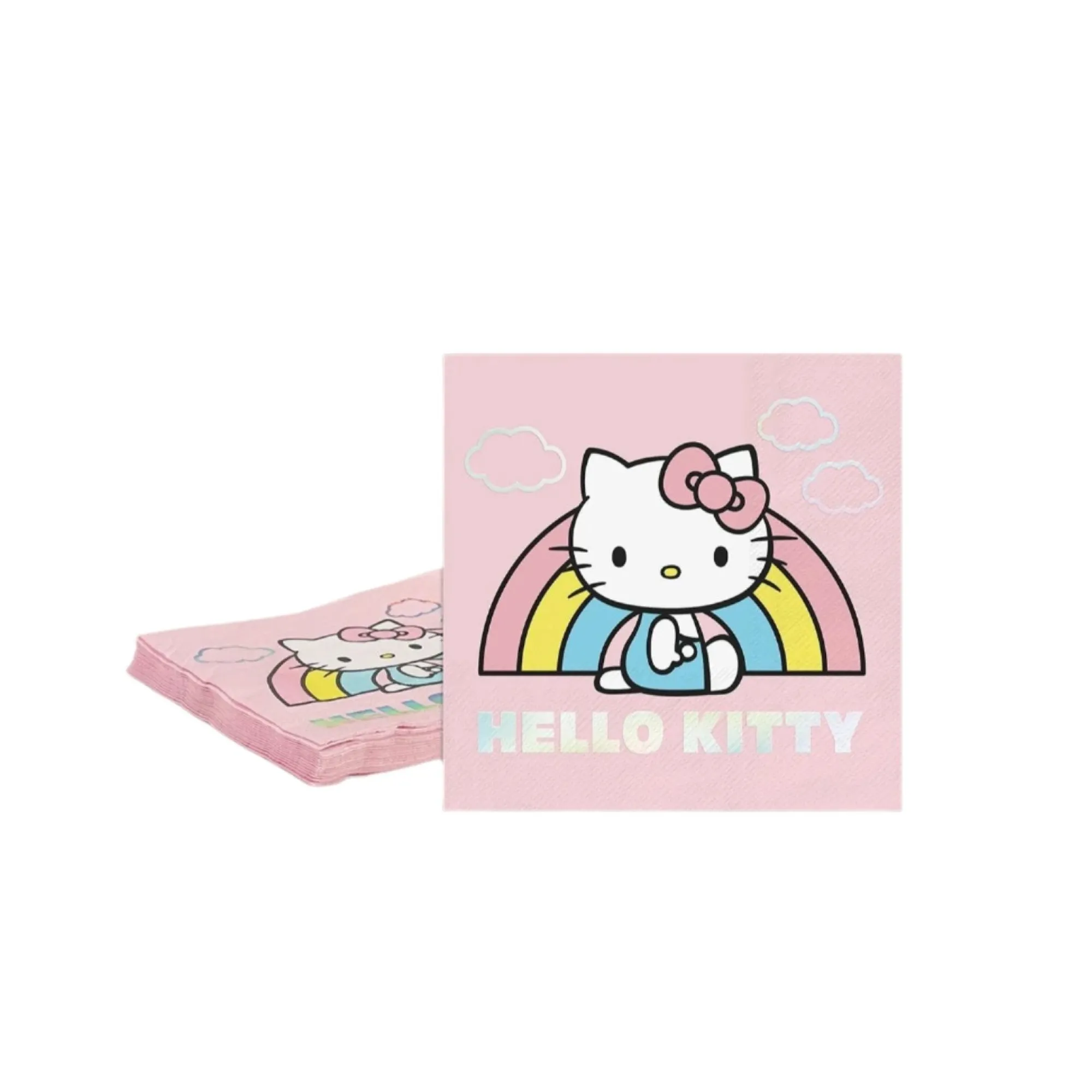 Studio Oh! Hello Kitty x Rainbow Skies Beverage Napkins