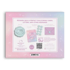 Orange Circle Hello Kitty x Studio Oh! 50th Anniversary 25-Pc Note Cards & Wax Seals Set
