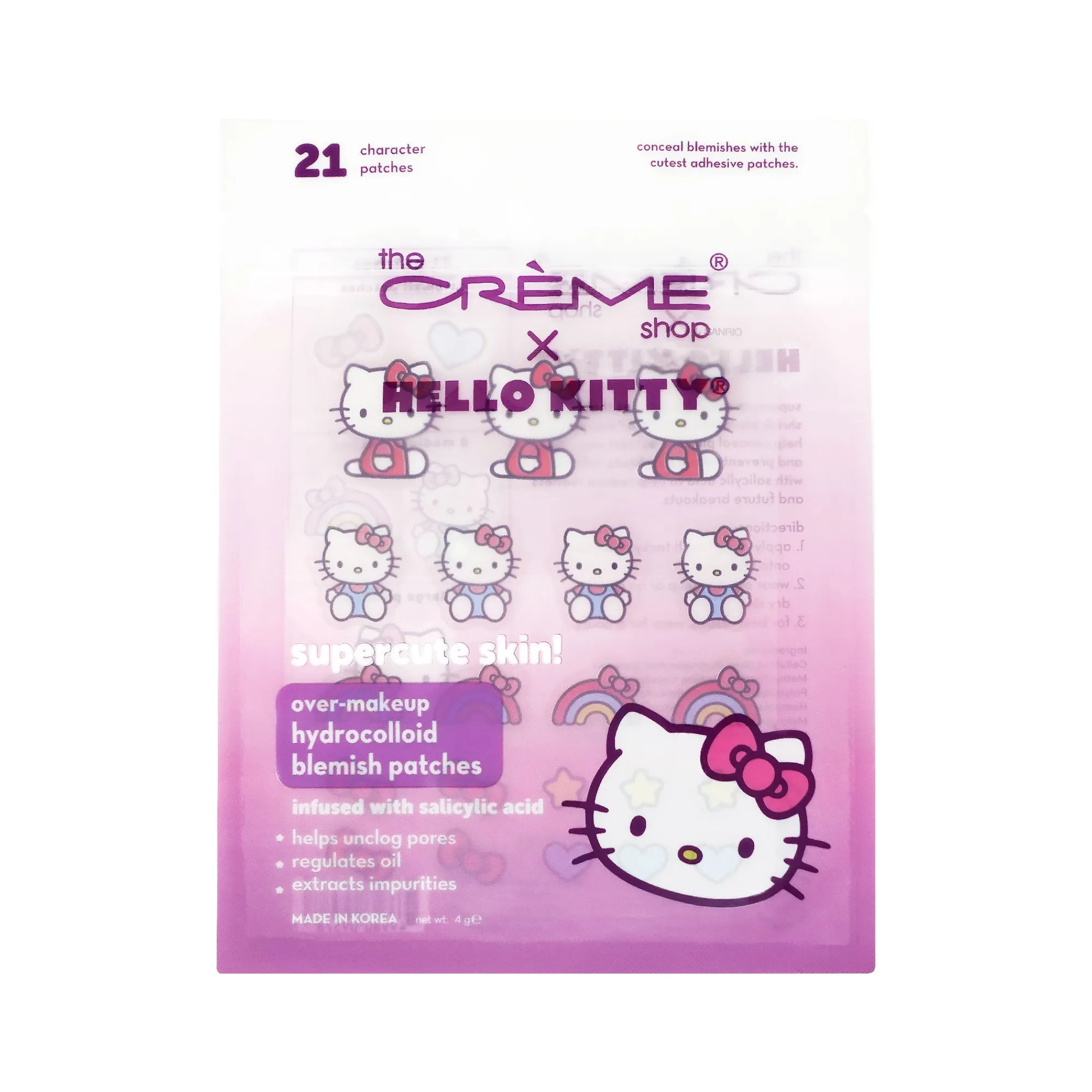 The Crème Shop Hello Kitty x Supercute Skin! Over-Makeup Blemish Patches