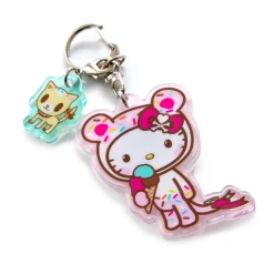 NAKAJIMA CORPORATION Hello Kitty x Tokidoki Keychain and Zipper Pull Duo (Kawaii Carnival)