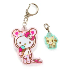 NAKAJIMA CORPORATION Hello Kitty x Tokidoki Keychain and Zipper Pull Duo (Kawaii Carnival)