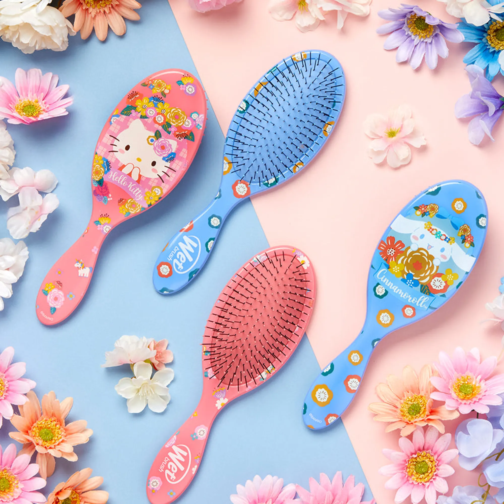 BBI (Beauty by Imagination) Hello Kitty x Wet Brush The Original Detangler (Floral)