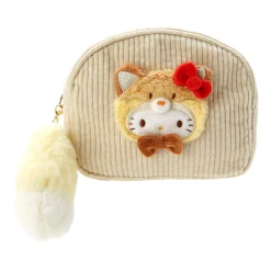 Japan Original Hello Kitty Zipper Pouch (Forest Friends Series)