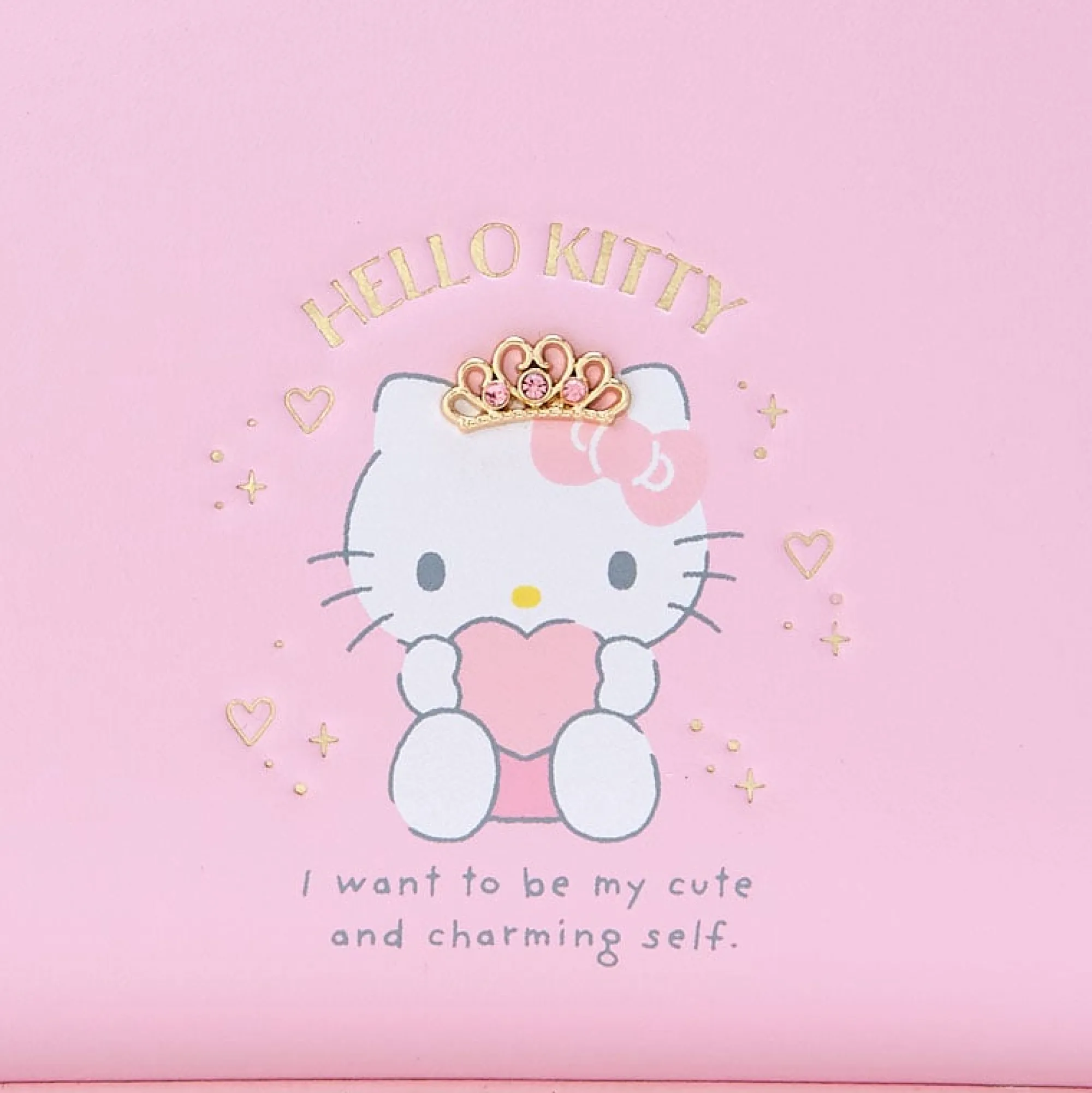 Japan Original Hello Kitty Zipper Pouch (Dainty Tiara Series)