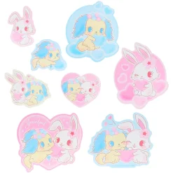Japan Original Jewelpet 16-pc Sticker Pack (Heisei Fluffy Heart Series)