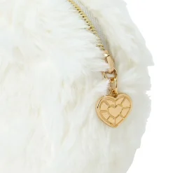 Japan Original Jewelpet Plush Zipper Pouch (Heisei Fluffy Heart Series)