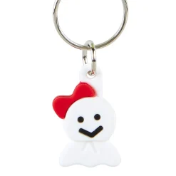 Japan Original Keroppi Bestie Face Badge Reel
