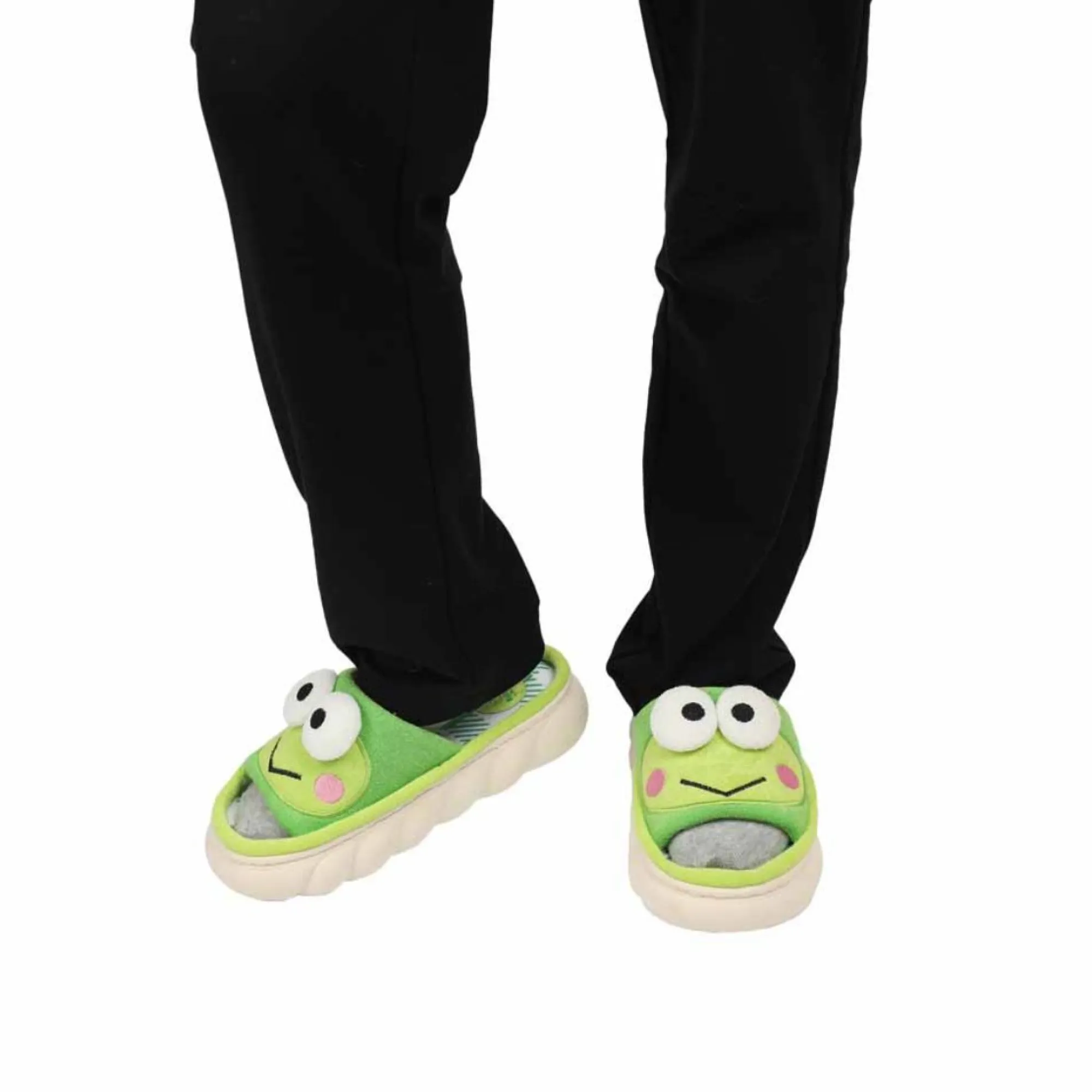 BIOWORLD Keroppi 3D Cloud Loungewear Slides