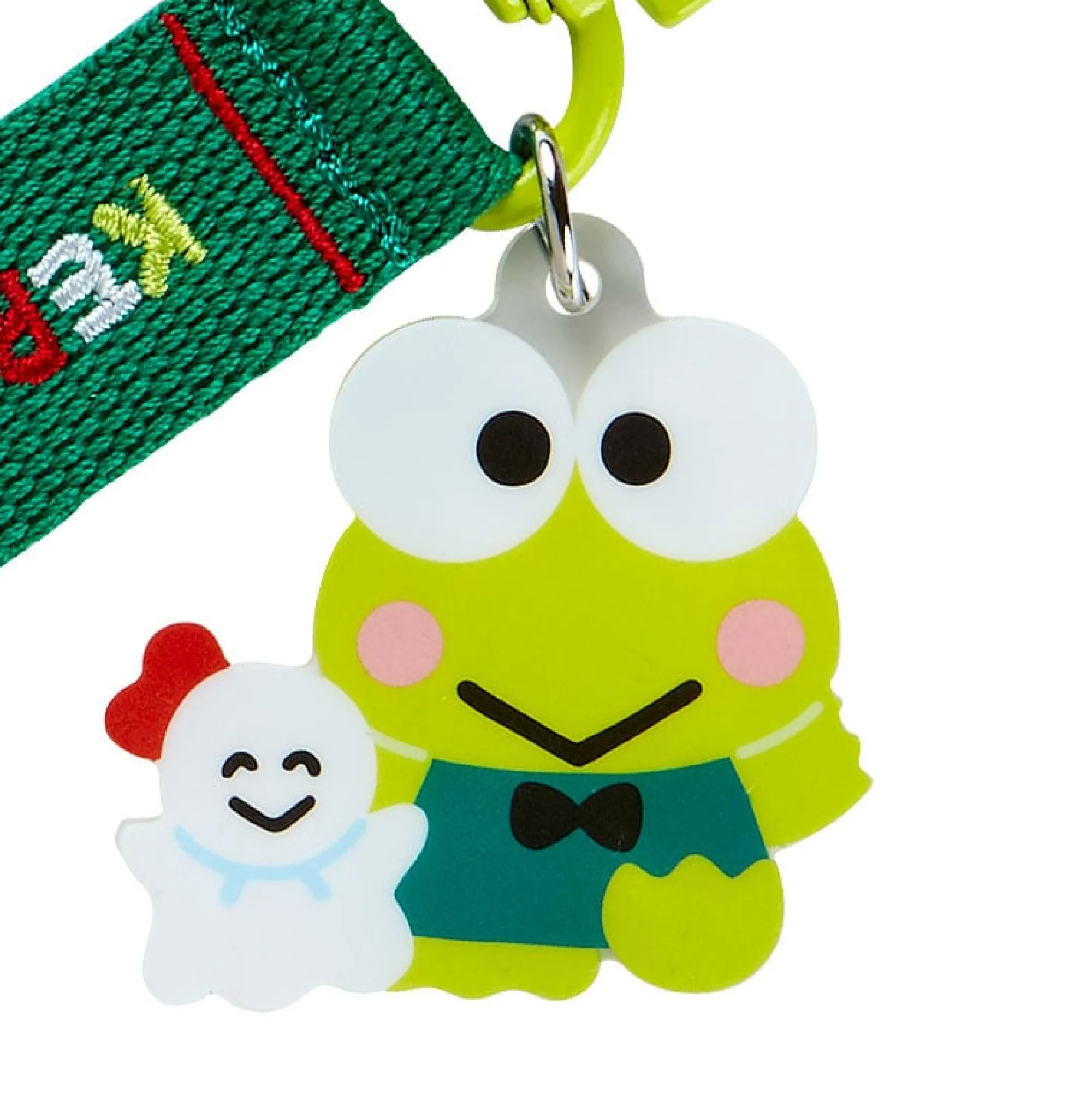 Japan Original Keroppi Logo Keychain (Sanrio Character Award Series)