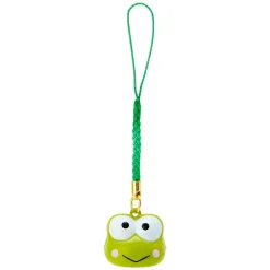 Japan Original Keroppi Mini Mascot Bell Charm