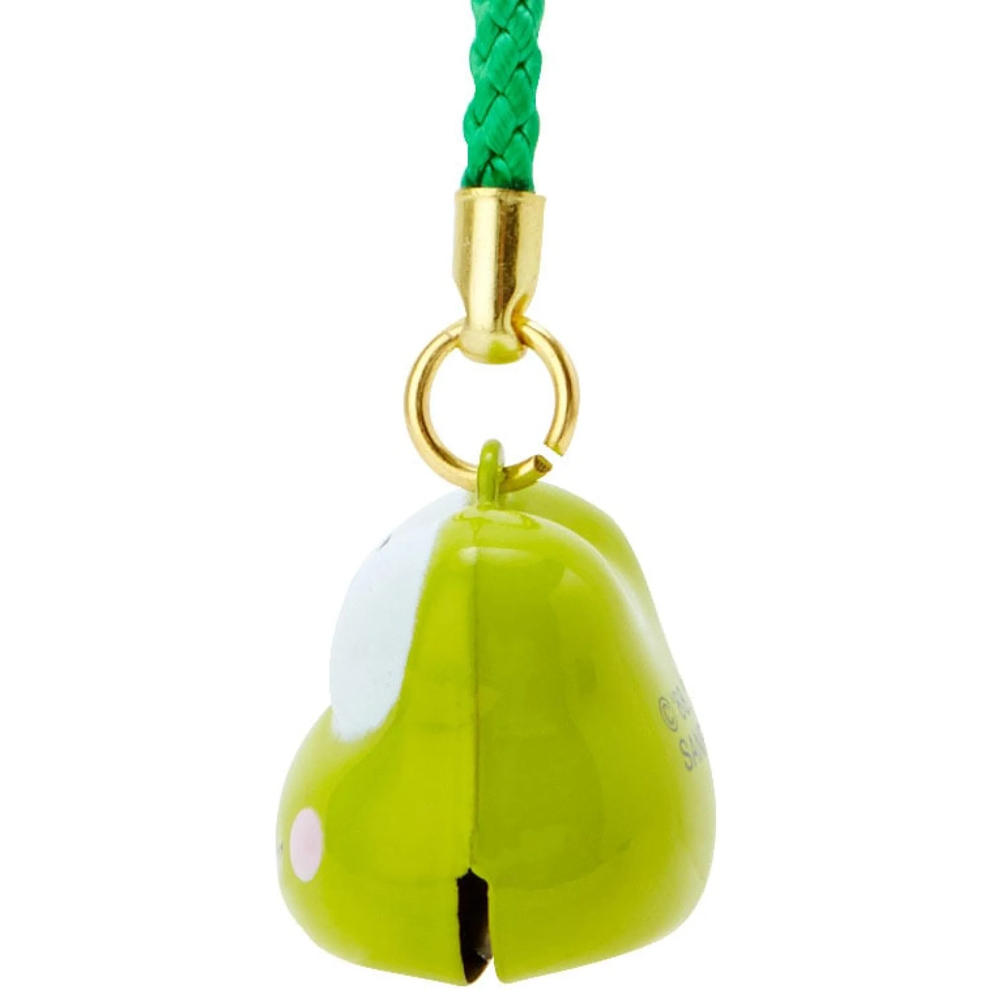 Japan Original Keroppi Mini Mascot Bell Charm