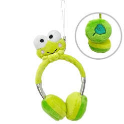 Global Original Keroppi Plush Headphones Bag Charm