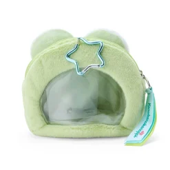 Japan Original Keroppi Plush Mini Face Pouch