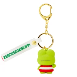 Japan Original Keroppi Signature Keychain
