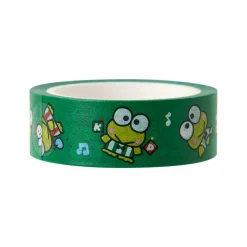 Japan Original Keroppi Washi Tape and Dispenser Set (Sanrio Forever Series)