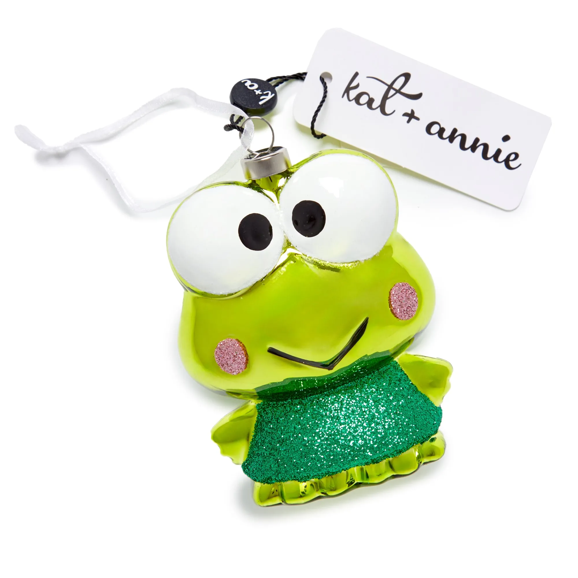RAUCH BRANDS Keroppi x Kat + Annie Glass Ornament