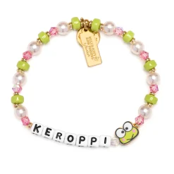 LITTLE WORDS PROJECT Keroppi x Beaded Bracelet
