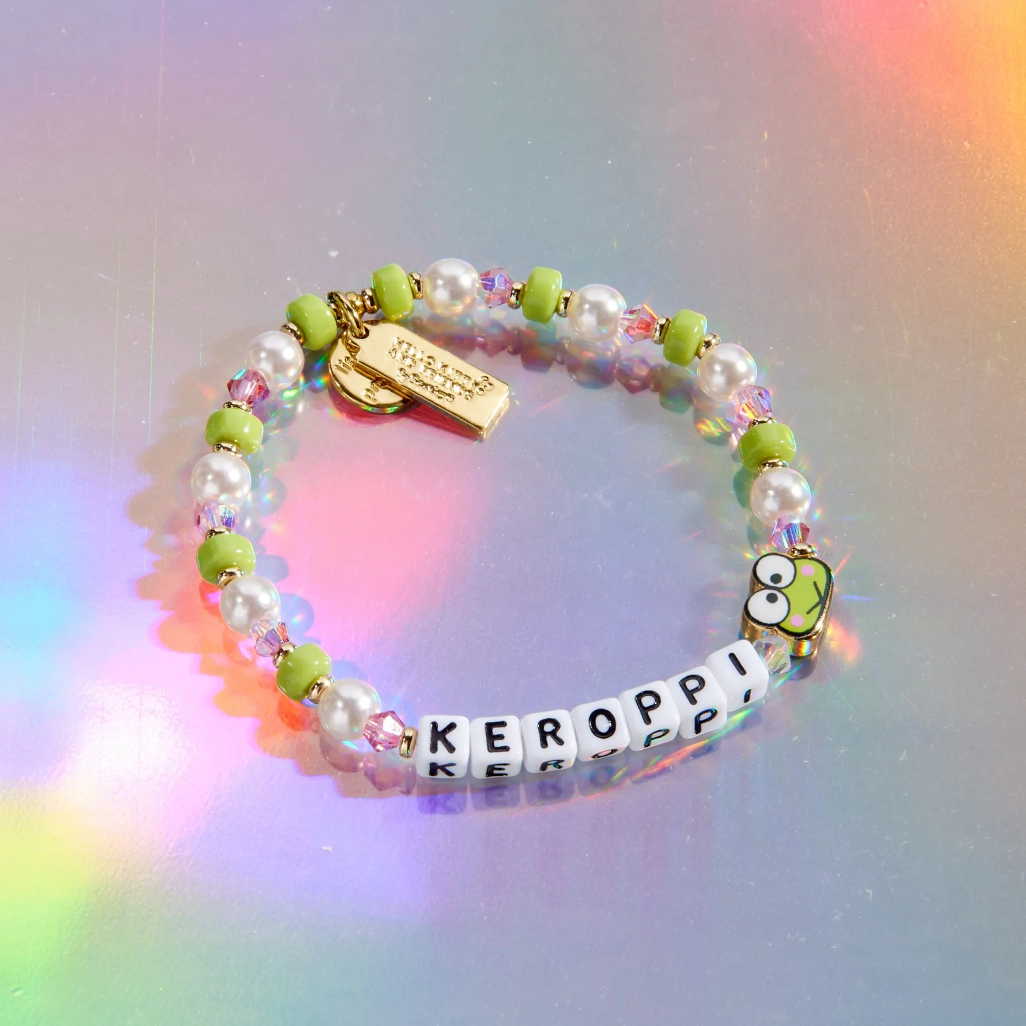 LITTLE WORDS PROJECT Keroppi x Beaded Bracelet