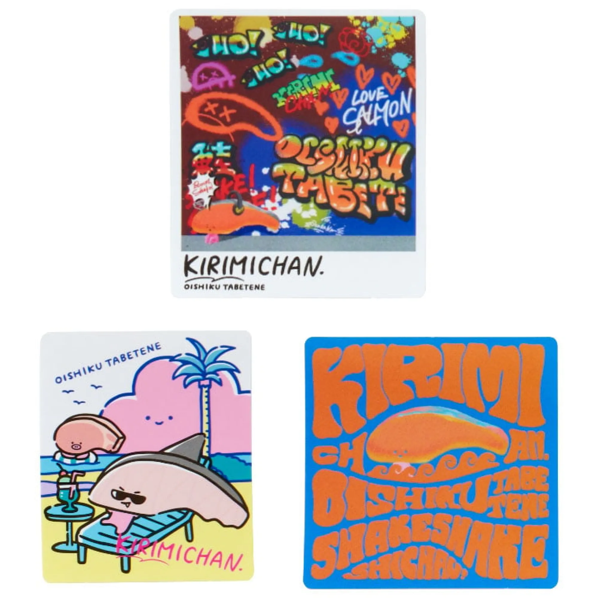 Japan Original Kirimichan 10-Pc Sticker Pack (Summer Festival Forever Series)