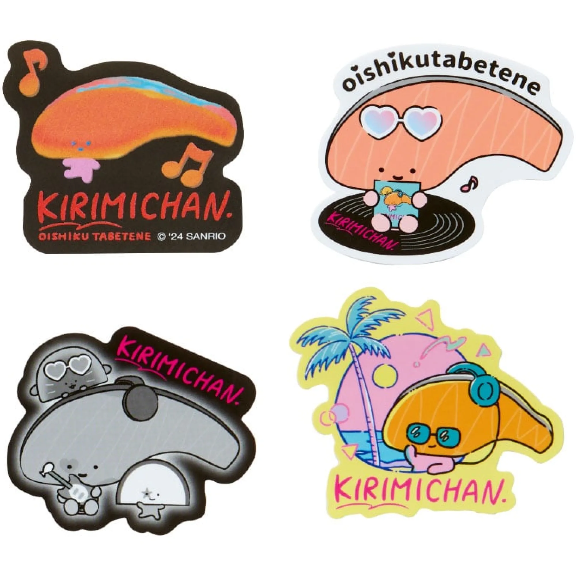 Japan Original Kirimichan 10-Pc Sticker Pack (Summer Festival Forever Series)