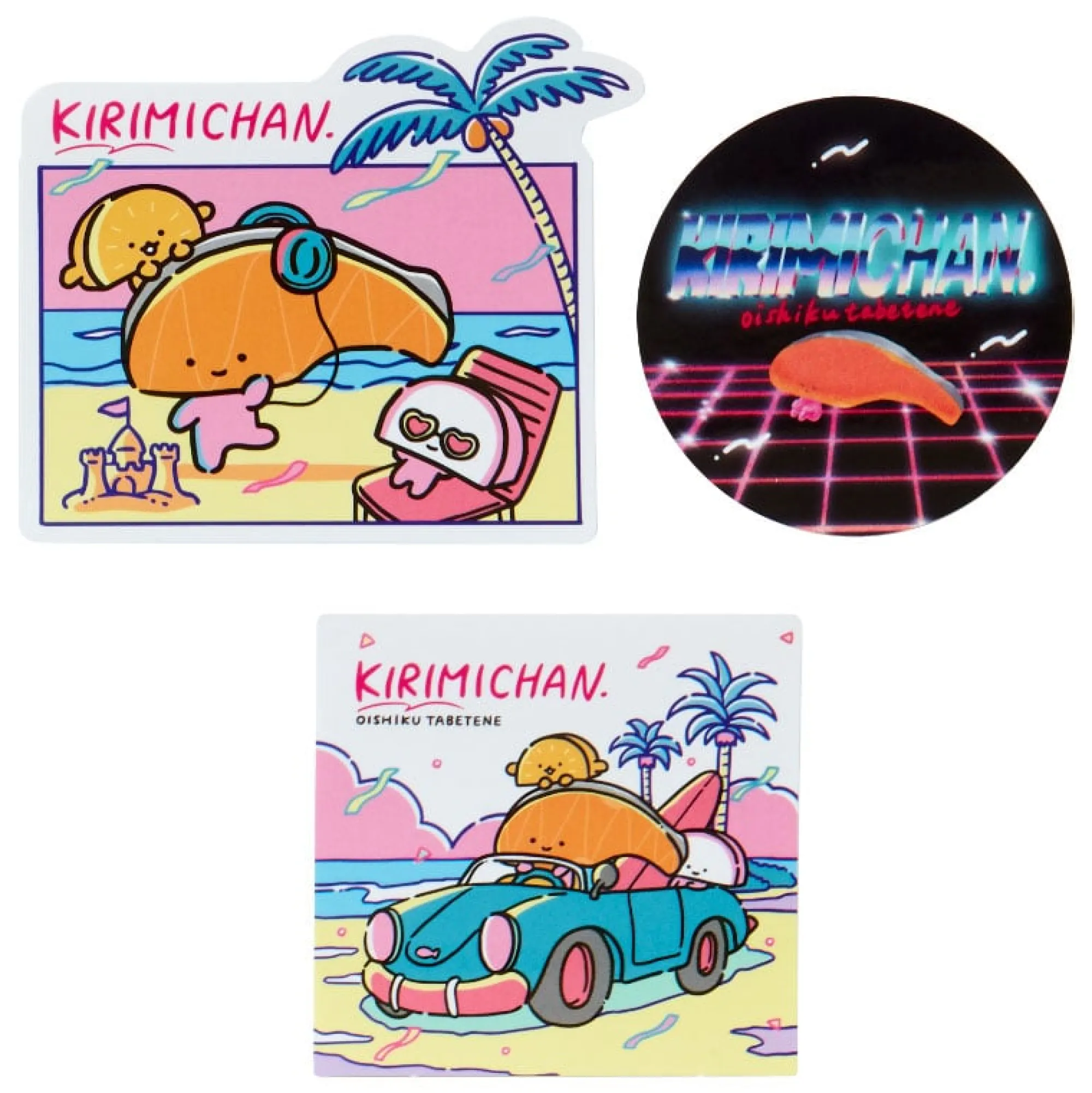 Japan Original Kirimichan 10-Pc Sticker Pack (Summer Festival Forever Series)
