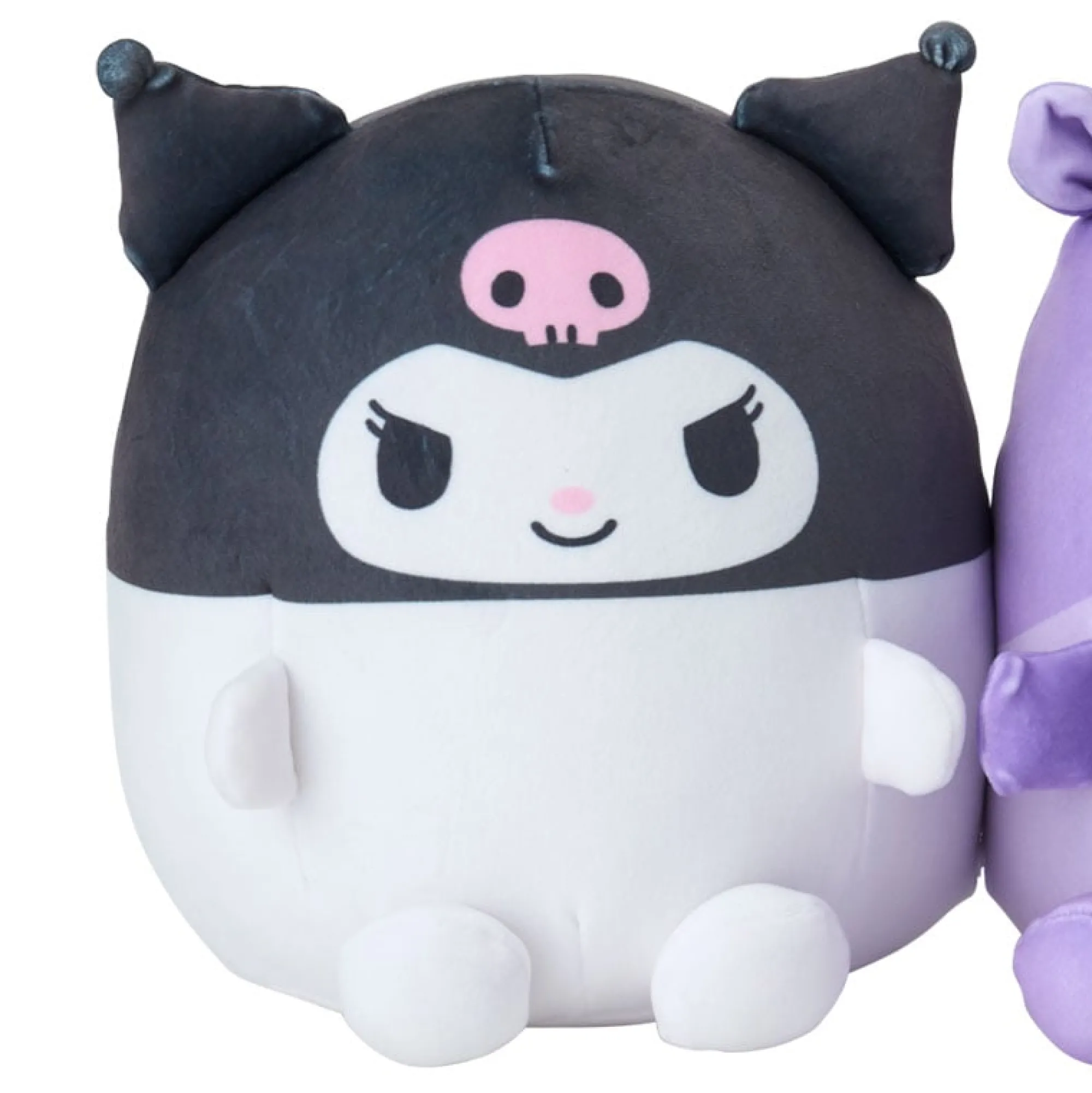 Japan Original Kuromi & Baku Better Together Throw Pillow Duo
