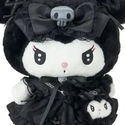 Japan Original Kuromi 14" Boxed Plush & Bag Charm Set (Midnight Melokuro Series)