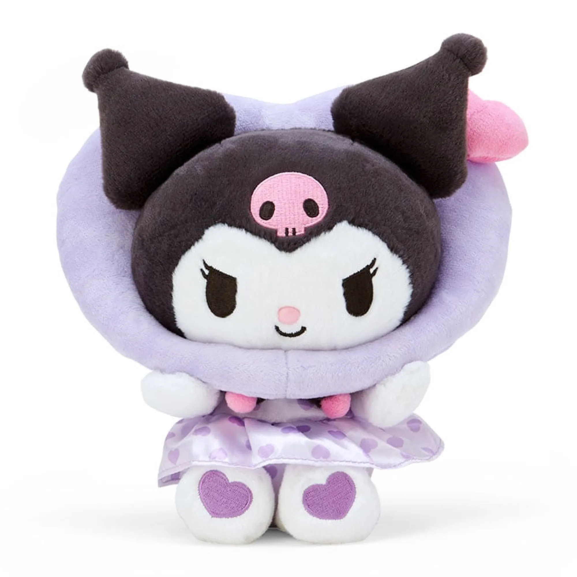 Japan Original Kuromi 9" Plush (Big Heart Series)