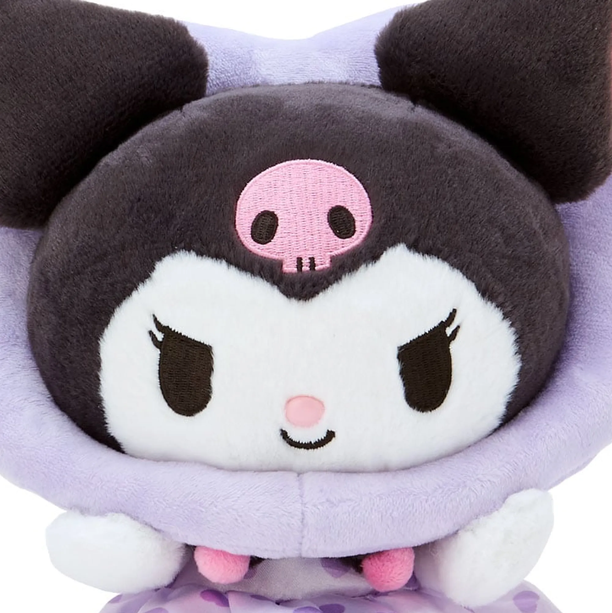 Japan Original Kuromi 9" Plush (Big Heart Series)