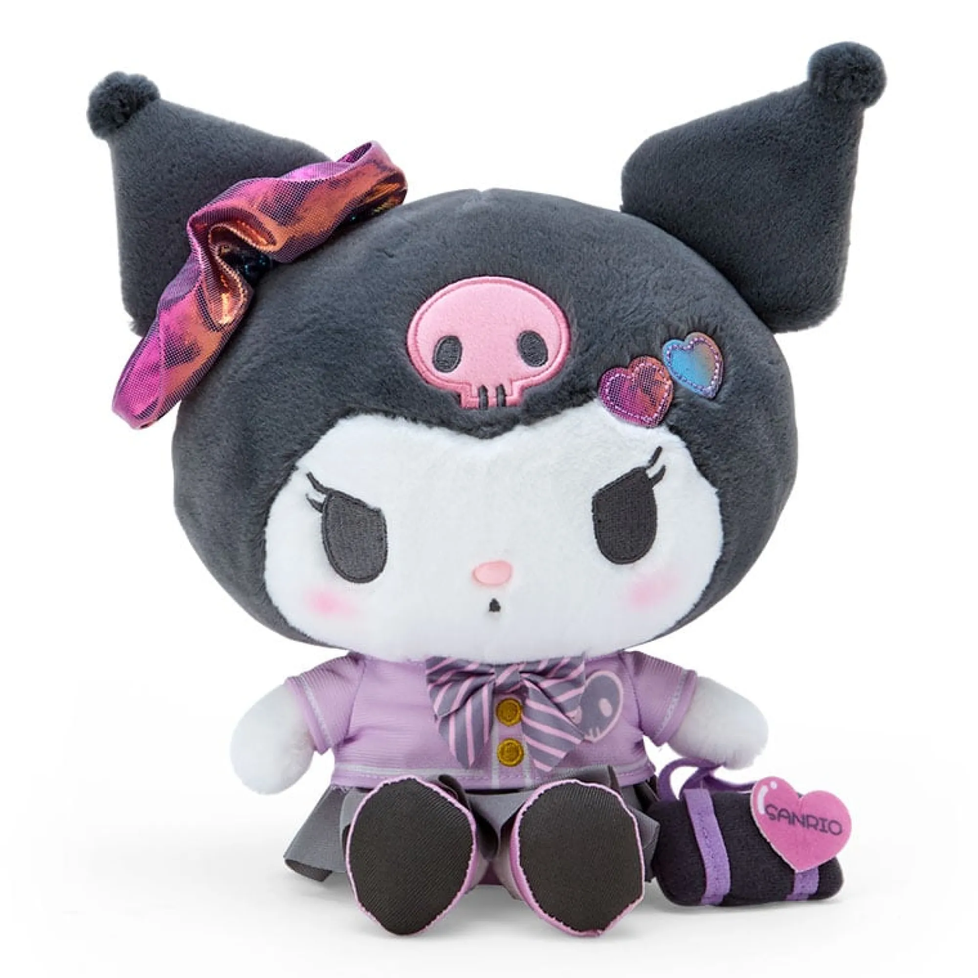 Japan Original Kuromi 9" Plush (Sanrio Academy Series)