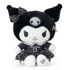 Japan Original Kuromi 8" Plush (Silver Houndstooth Series)