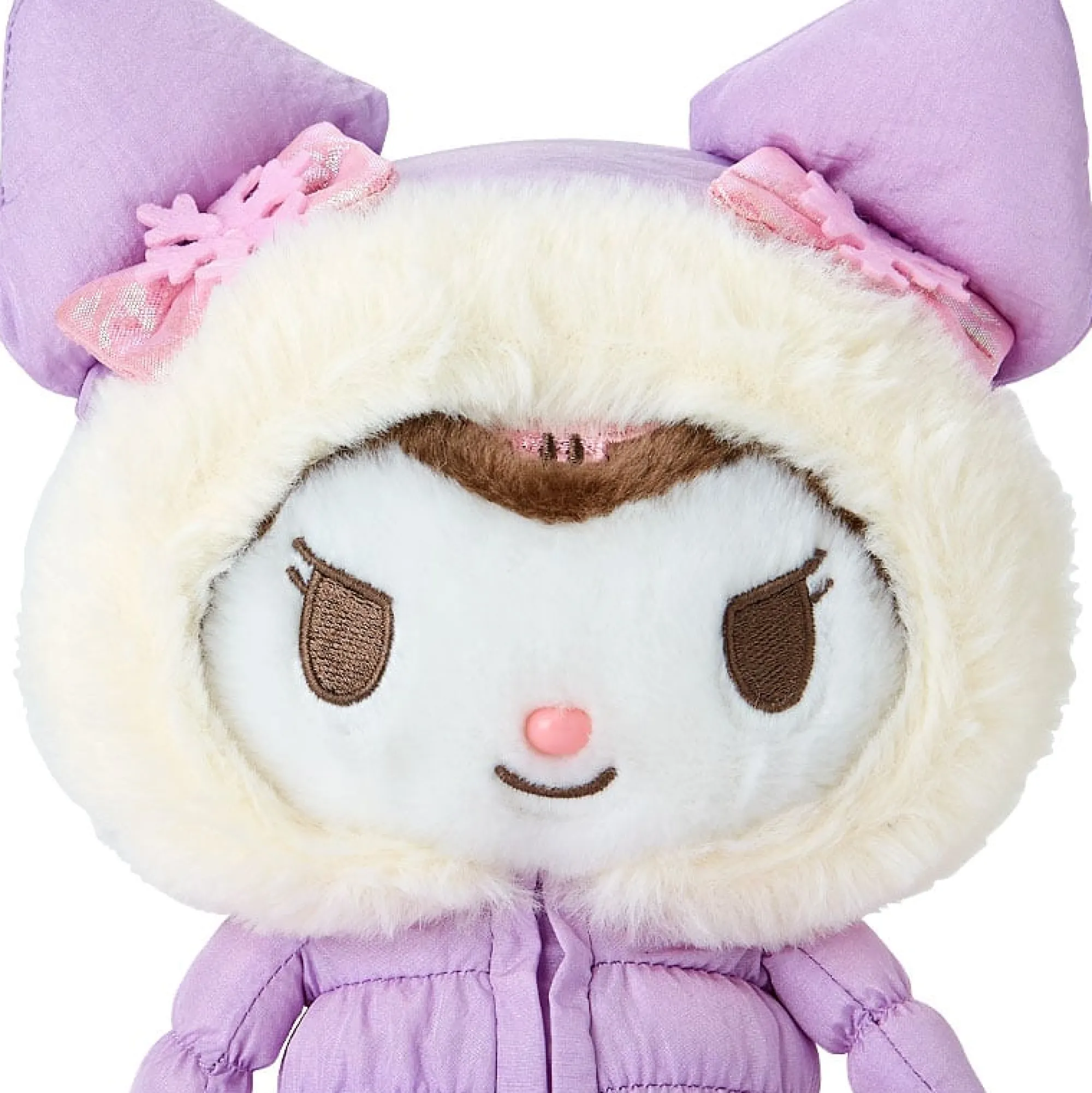 Japan Original Kuromi 6" Plush (Winter Snowsuit Series)