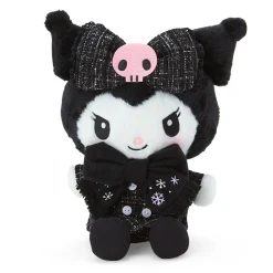 Japan Original Kuromi 9" Plush (Winter Tweed Series)