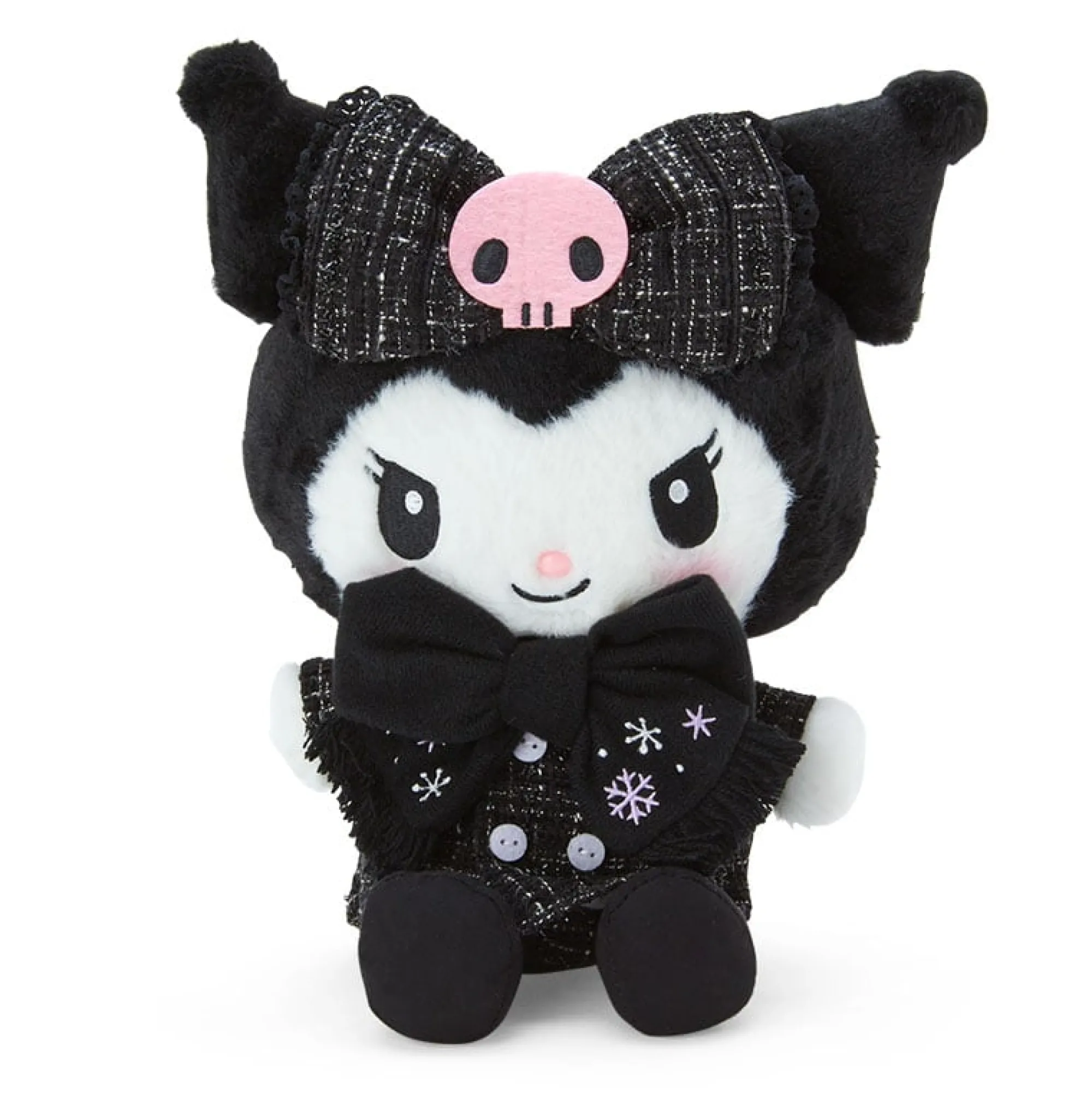 Japan Original Kuromi 9" Plush (Winter Tweed Series)