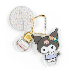 Japan Original Kuromi Acrylic Keychain and Stand (Retro Room Series)