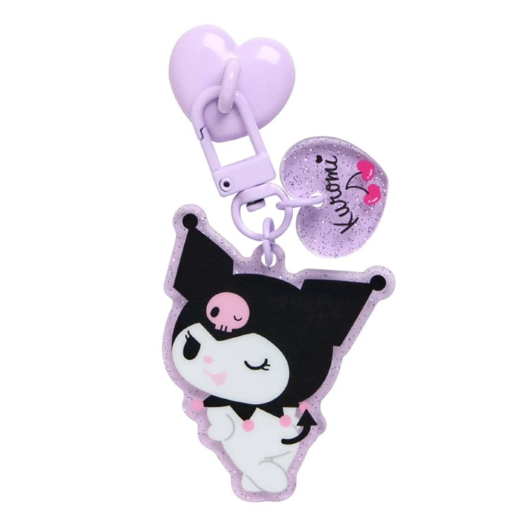 Japan Original Kuromi Adhesive Smartphone Charm