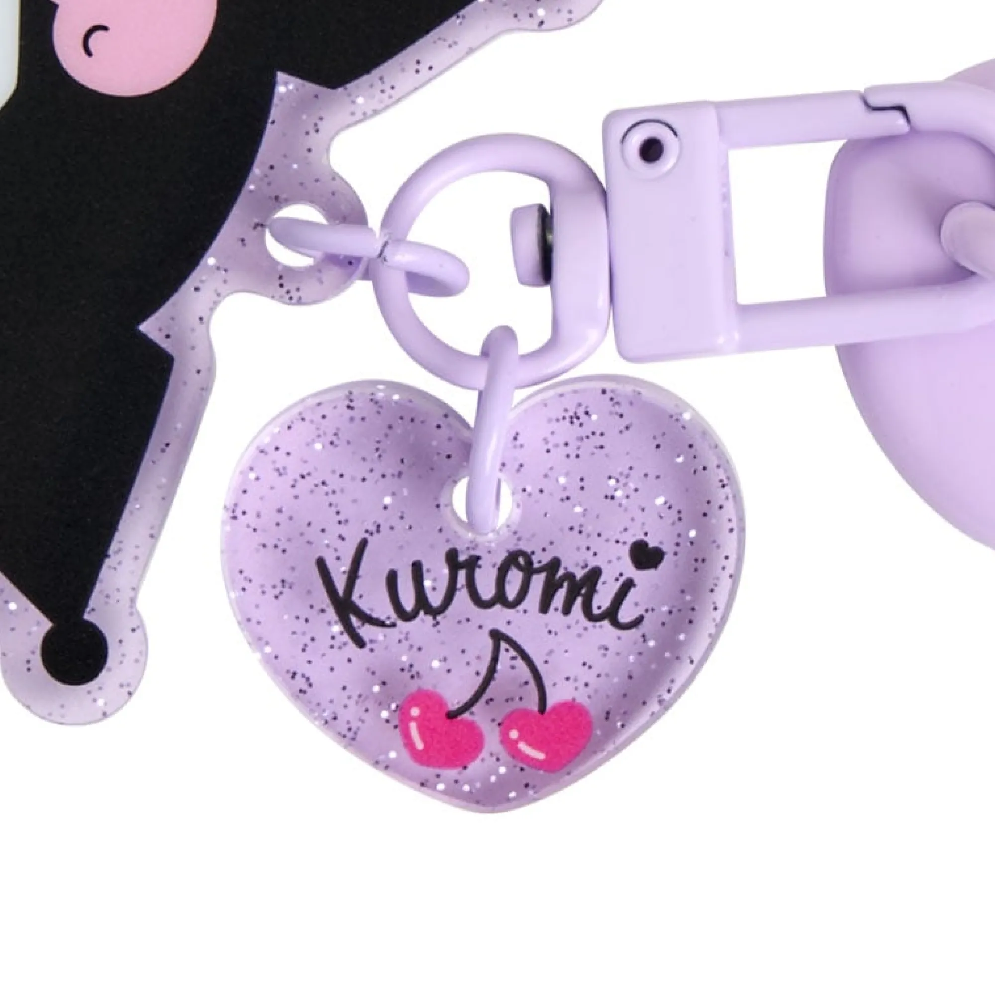 Japan Original Kuromi Adhesive Smartphone Charm