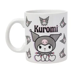 Silver Buffalo LLC Kuromi All-Over Print Ceramic Mug (Poses)