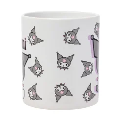 Silver Buffalo LLC Kuromi All-Over Print Ceramic Mug (Poses)