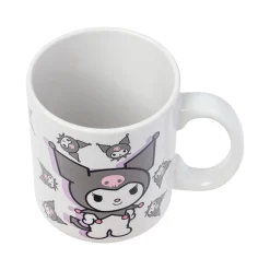 Silver Buffalo LLC Kuromi All-Over Print Ceramic Mug (Poses)