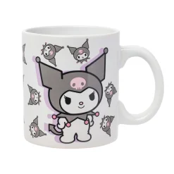 Silver Buffalo LLC Kuromi All-Over Print Ceramic Mug (Poses)