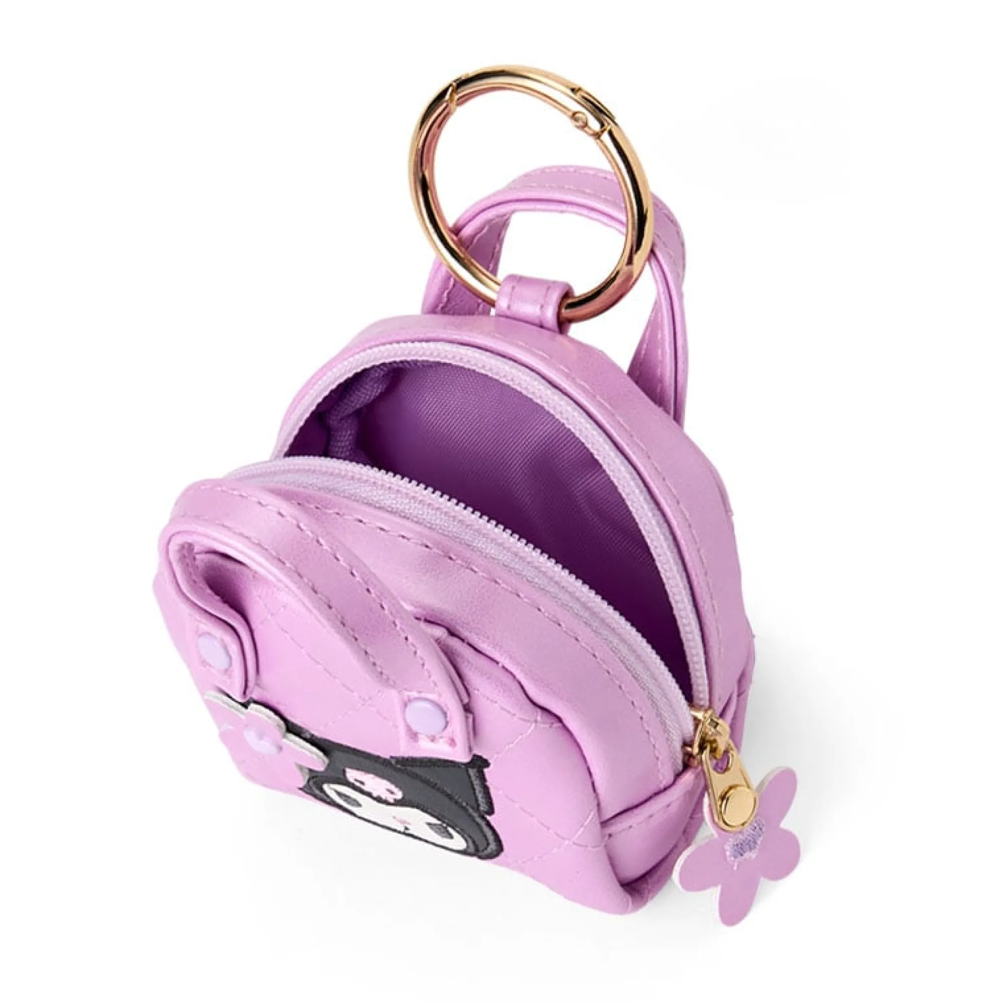 Japan Original Kuromi Bag Charm (Mini Quilt Series)